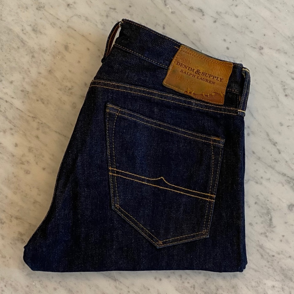 Ralph Lauren Denim & Supply dark was denim jean